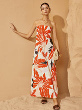 Off-Shoulder Split Shirred Dress